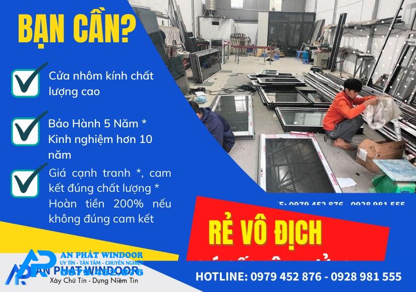 Báo Giá Cửa Nhôm Hệ 55 Mới Nhất